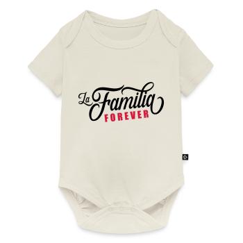 la familia forever - Baby Premium Kurzarmbody - Naturweiß - Vorne