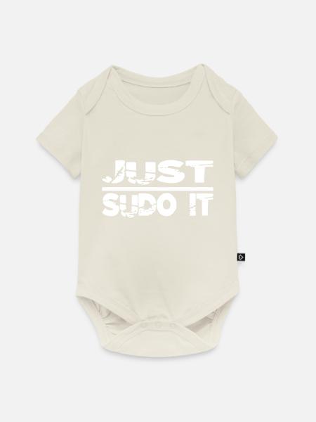 superpower code coder informatics true programer - Baby Premium Kurzarmbody - Naturweiß