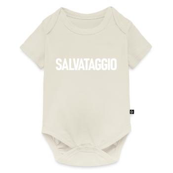 salvataggio - Baby Premium Kurzarmbody - Naturweiß - Vorne