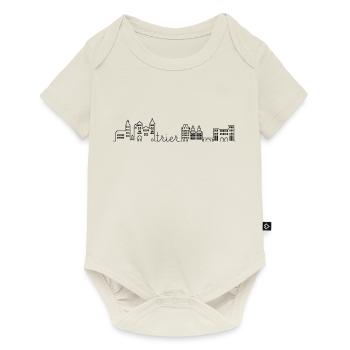 Trier - Baby Premium Kurzarmbody - Naturweiß - Vorne