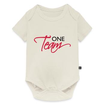 One Team Crew - Baby Premium short-sleeve bodysuit - off white - Front