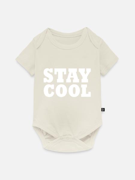 Stay cool - Baby Premium Kurzarmbody - Naturweiß