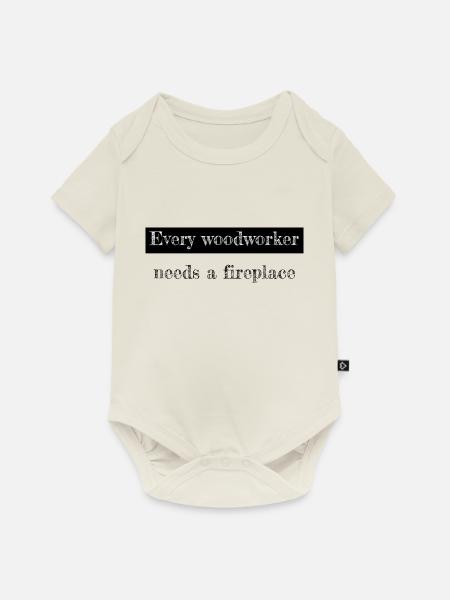 cabinetmaker apprentice carpenter plumber - Baby Premium Kurzarmbody - Naturweiß