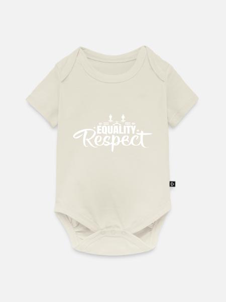 Equality Respect - Baby Premium Kurzarmbody - Naturweiß