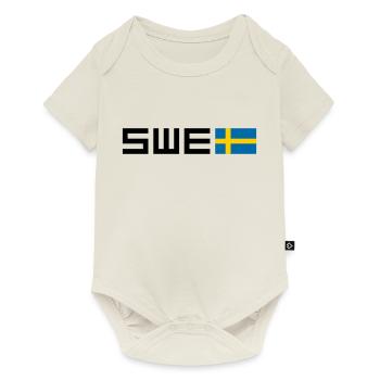 Suède - Body à manches courtes Premium Bébé - blanc cassé - Devant
