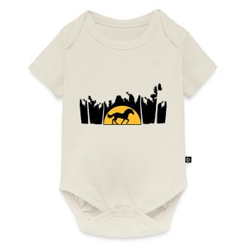 Palm Beach Sun Horse - Baby Premium short-sleeve bodysuit - off white - Front