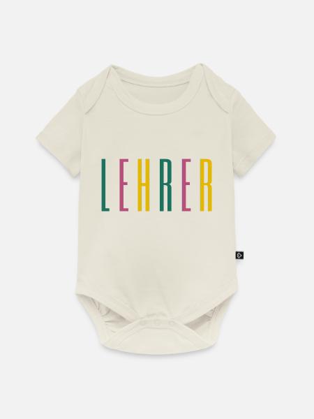 Lehrer - Schule, Beruf, Klassenzimmer - Baby Premium Kurzarmbody - Naturweiß