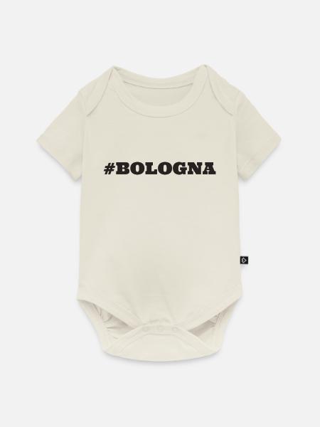 #Bologna Italien - Baby Premium Kurzarmbody - Naturweiß