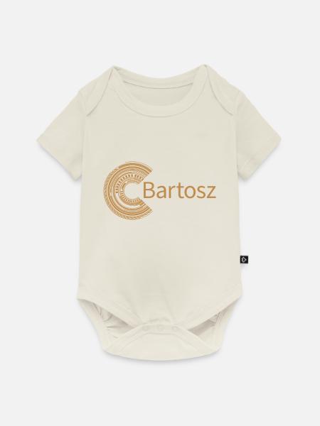 Für Bartosz - Baby Premium Kurzarmbody - Naturweiß