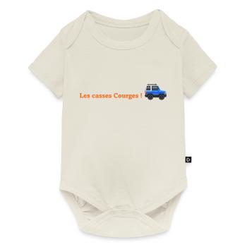 Les casses courges - Body à manches courtes Premium Bébé - blanc cassé - Devant