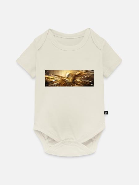 Steinadler - Baby Premium Kurzarmbody - Naturweiß