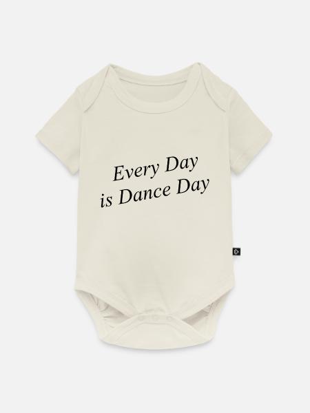 Dancing Dance Music - Baby Premium Kurzarmbody - Naturweiß