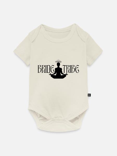 BRIDE TRIBE - Yoga - Baby Premium Kurzarmbody - Naturweiß