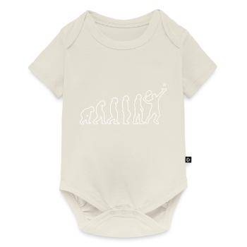 Tennisverein Tennisliebhaber Tennis Tennisspieler - Baby Premium Kurzarmbody - Naturweiß - Vorne