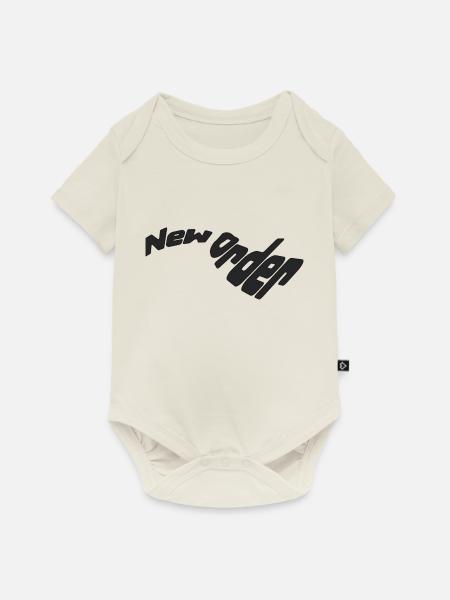 New Order - Baby Premium Kurzarmbody - Naturweiß