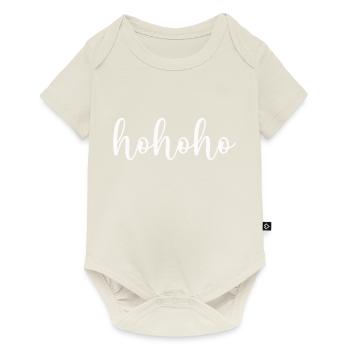 hohoho - Baby Premium Kurzarmbody - Naturweiß - Vorne