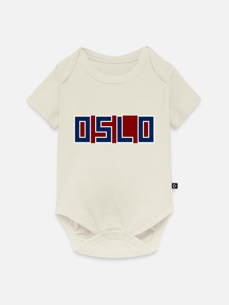 Oslo - Baby Premium Kurzarmbody - Naturweiß