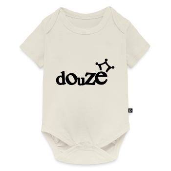 logo_douze - Body à manches courtes Premium Bébé - blanc cassé - Devant