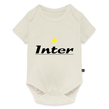 inter_02 - Baby Premium Kurzarmbody - Naturweiß - Vorne