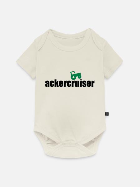 Ackercruiser - Baby Premium Kurzarmbody - Naturweiß