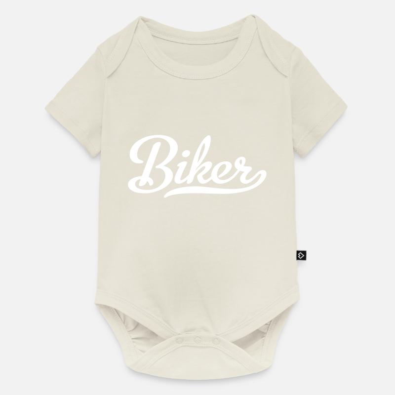 Biker - Body à manches courtes Premium Bébé - blanc cassé