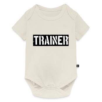 Coach logo design - Baby Premium short-sleeve bodysuit - off white - Front