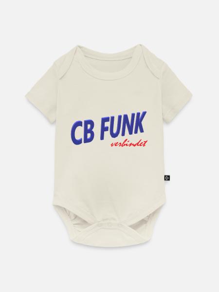 CB Funk verbindet - Baby Premium Kurzarmbody - Naturweiß