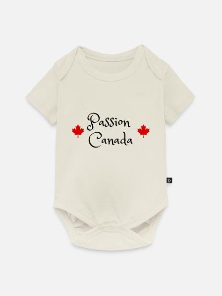 passion kanada montreal reise urlaub quebec - Baby Premium Kurzarmbody - Naturweiß