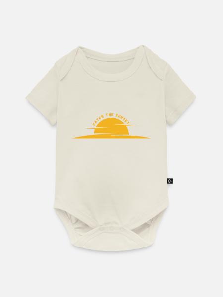 Beautiful Sunset Design - Baby Premium Kurzarmbody - Naturweiß