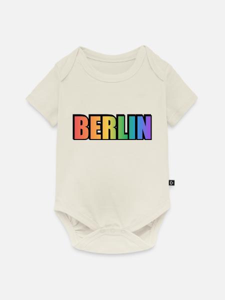 Schwules Berlin - Baby Premium Kurzarmbody - Naturweiß