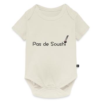 Pas de Soushi - Body à manches courtes Premium Bébé - blanc cassé - Devant