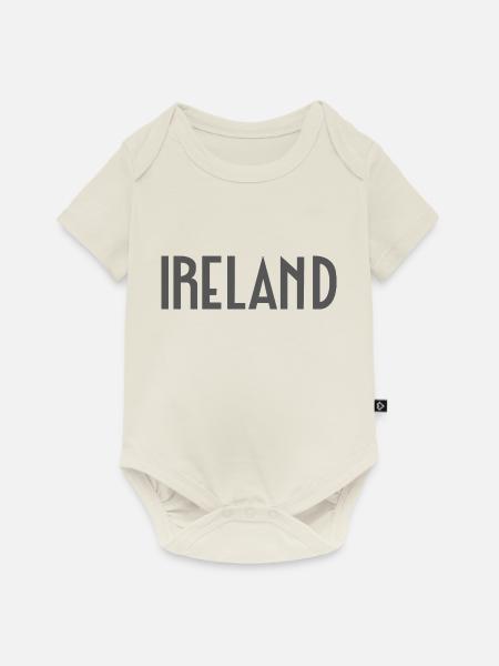 Irland - Baby Premium Kurzarmbody - Naturweiß