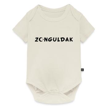 Zonguldak Turkey Flag - Baby Premium short-sleeve bodysuit - off white - Front