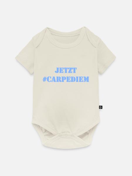 JETZT - Carpe Diem - Baby Premium Kurzarmbody - Naturweiß