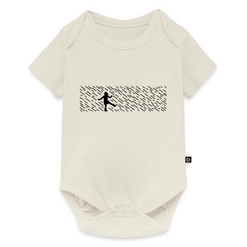 dancing in the rain - Baby Premium Kurzarmbody - Naturweiß - Vorne