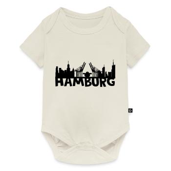 toits de Hambourg - Body à manches courtes Premium Bébé - blanc cassé - Devant