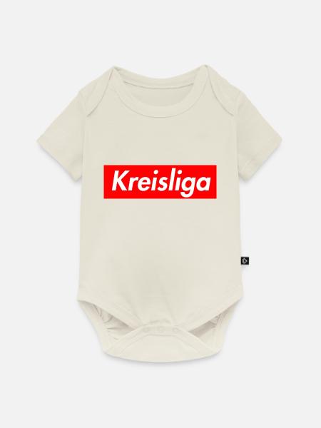 Kreisliga - Baby Premium Kurzarmbody - Naturweiß