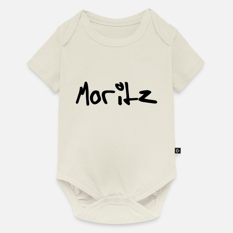 moritz - Baby Premium short-sleeve bodysuit - off white