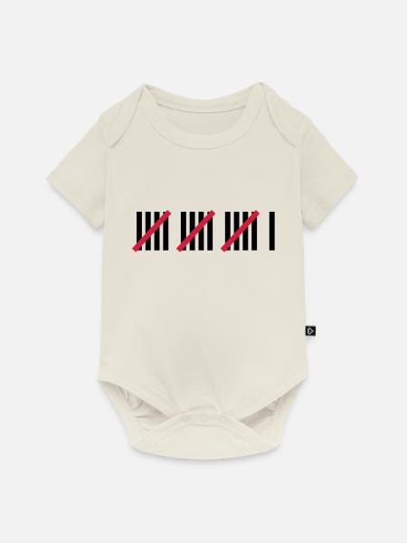 16 . Geburtstag - Baby Premium Kurzarmbody - Naturweiß