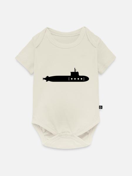 U-Boot - Baby Premium Kurzarmbody - Naturweiß