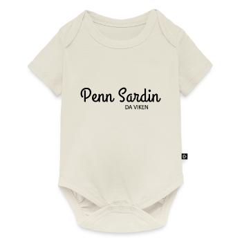 Bretagne - Penn sardin da viken - Body à manches courtes Premium Bébé - blanc cassé - Devant