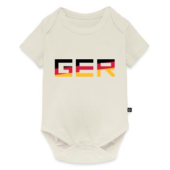 GER Team Germany Germany Colors Black Red Go - Baby Premium short-sleeve bodysuit - off white - Front