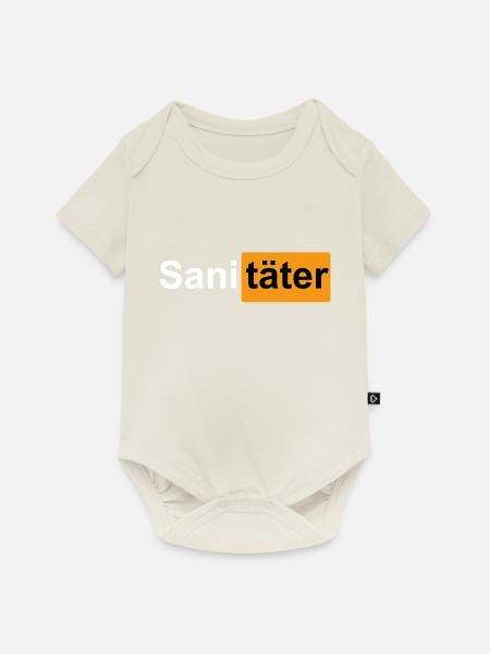 Sanitäter Rettungsfahrer - Baby Premium Kurzarmbody - Naturweiß