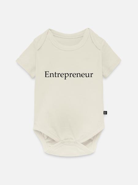 Entrepreneur - Baby Premium Kurzarmbody - Naturweiß
