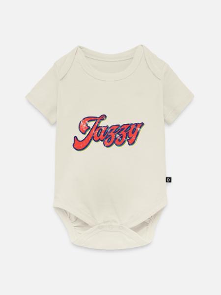 Jazz Musik - Baby Premium Kurzarmbody - Naturweiß