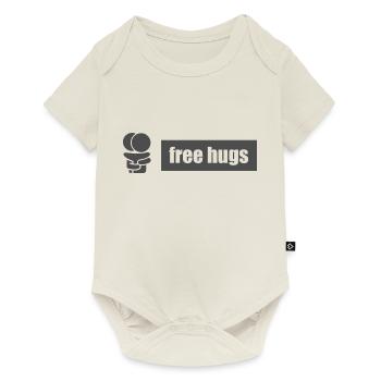 Free hugs V.2 - Baby Premium Kurzarmbody - Naturweiß - Vorne