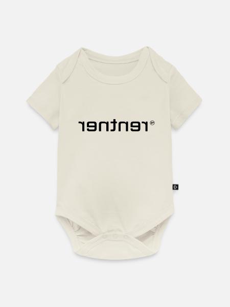 rentner - Baby Premium Kurzarmbody - Naturweiß