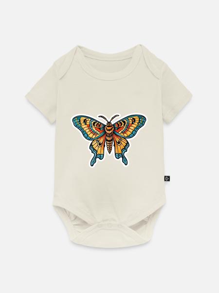 Motte Neo Traditional - Baby Premium Kurzarmbody - Naturweiß