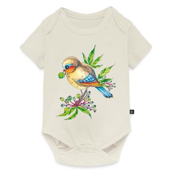 Vogelfreund - Baby Premium short-sleeve bodysuit - off white - Front