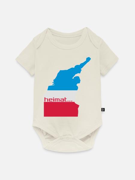 Rostock Heimat Matrosendenkmal - Baby Premium Kurzarmbody - Naturweiß
